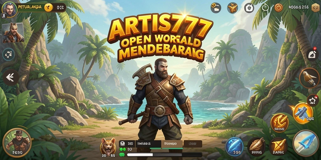 Tampilan menakjubkan dari gameplay Open World di ARTIS777.