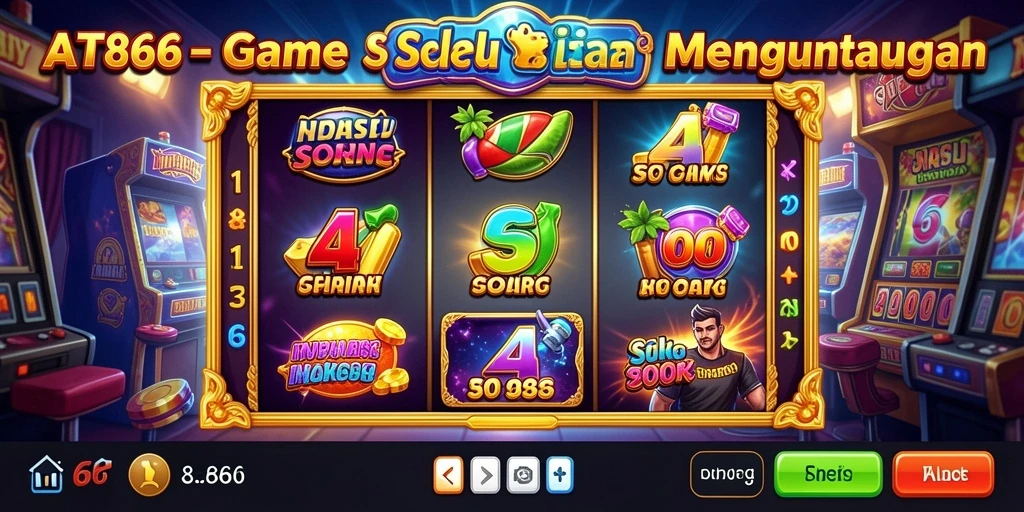 Tampilan gameplay seru dari AT866, slot yang mengasyikkan.