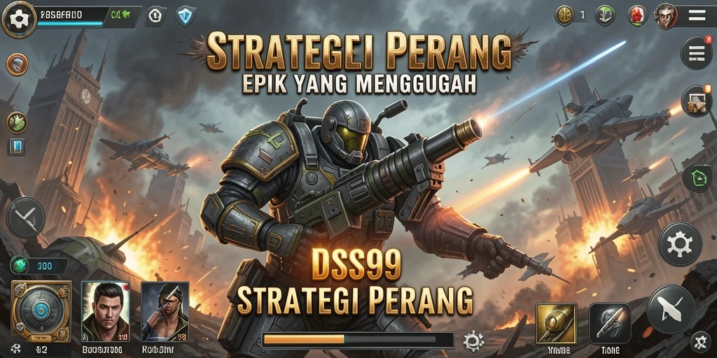 Screenshot DS99 menampilkan pertarungan strategis yang mendebarkan.
