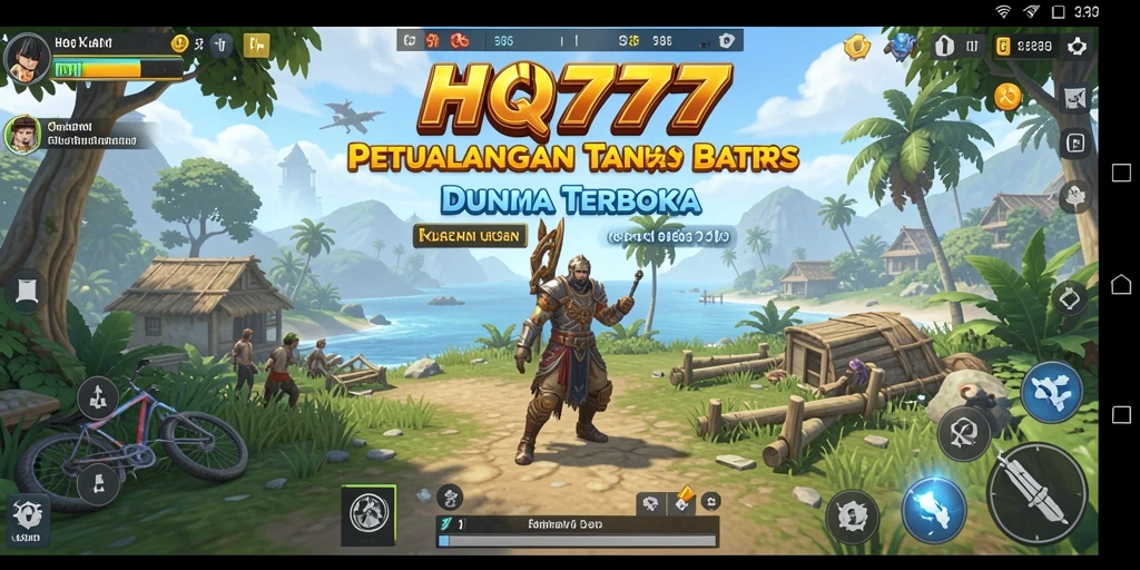 Tampilan gameplay <strong>HQ777</strong>, petualangan Open World yang seru.