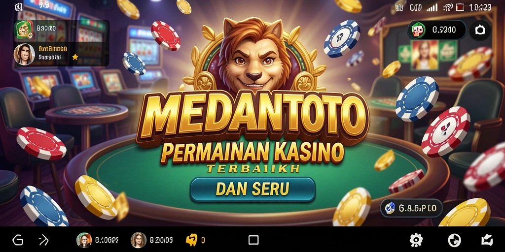 Tampilan gameplay yang mendebarkan di MEDANTOTO.