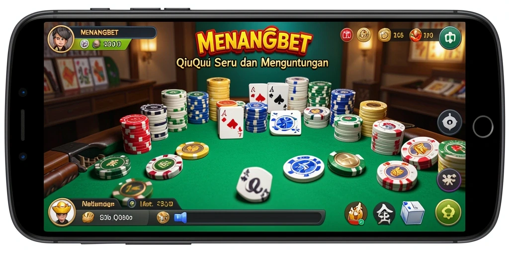 Tampilan gameplay QiuQiu yang seru dan menantang.