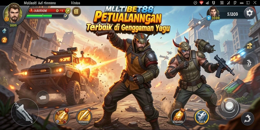 Tampilan menyerupai pertempuran seru di MULTIBET88.
