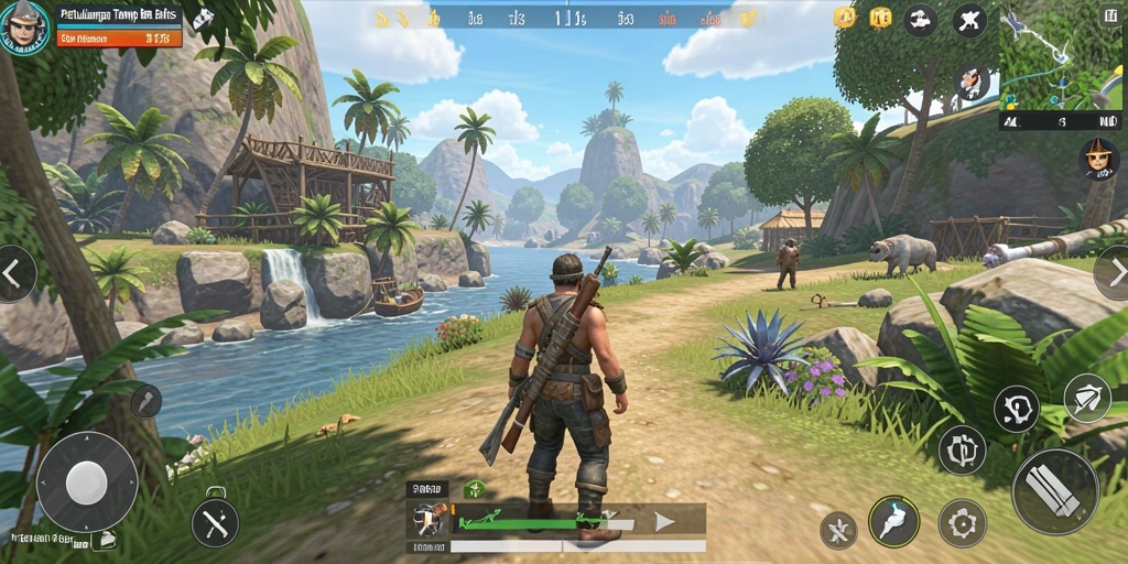 Tampilan gameplay yang mendebarkan di dunia Open World.