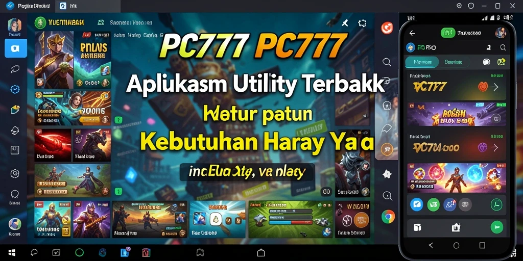 Tampilan antarmuka PC777 yang bersih dan fungsional.