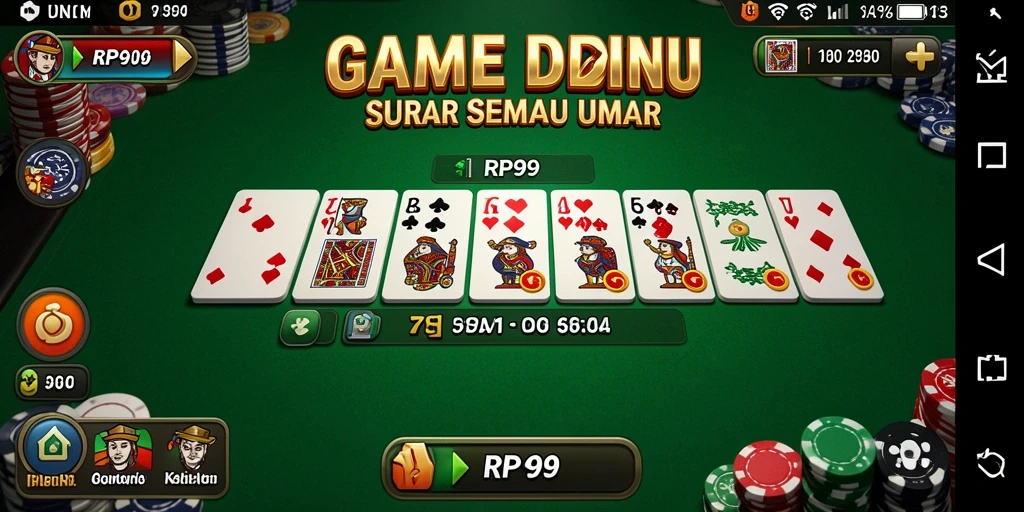 Tangkapan layar gameplay seru dari RP99 dengan Domino.