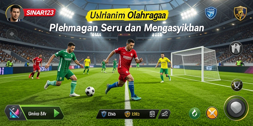 Tampilan gameplay SINAR123 dengan grafis olahraga yang mengesankan.