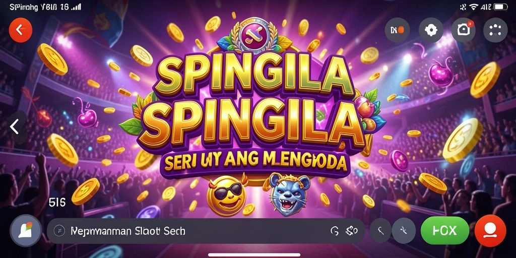 Tampilan gameplay SPINGILA yang menarik dengan berbagai fitur slot.