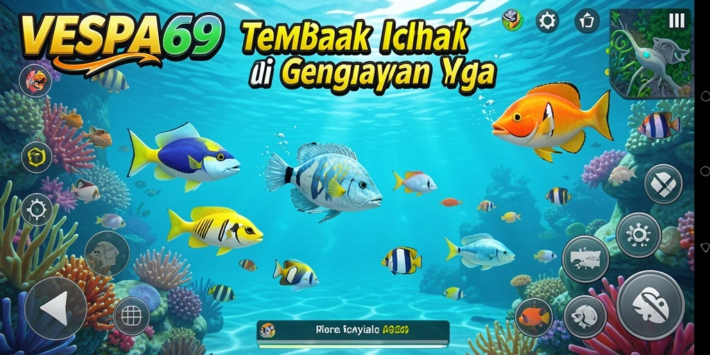 Tampilan gameplay VESPA69 yang seru dan menarik.